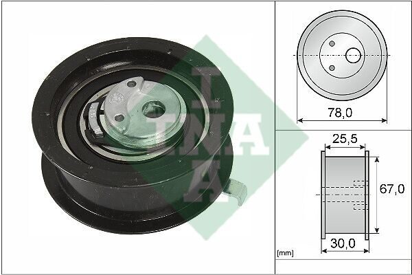 Ролик натяжителя ремня INA 531025130