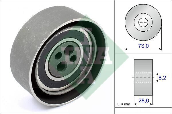 Ролик натяжителя ремня INA 531010320